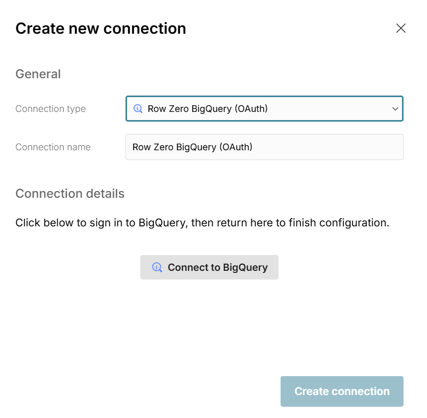 bigquery connector