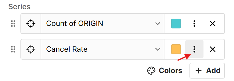 edit series in chart in spreadsheet