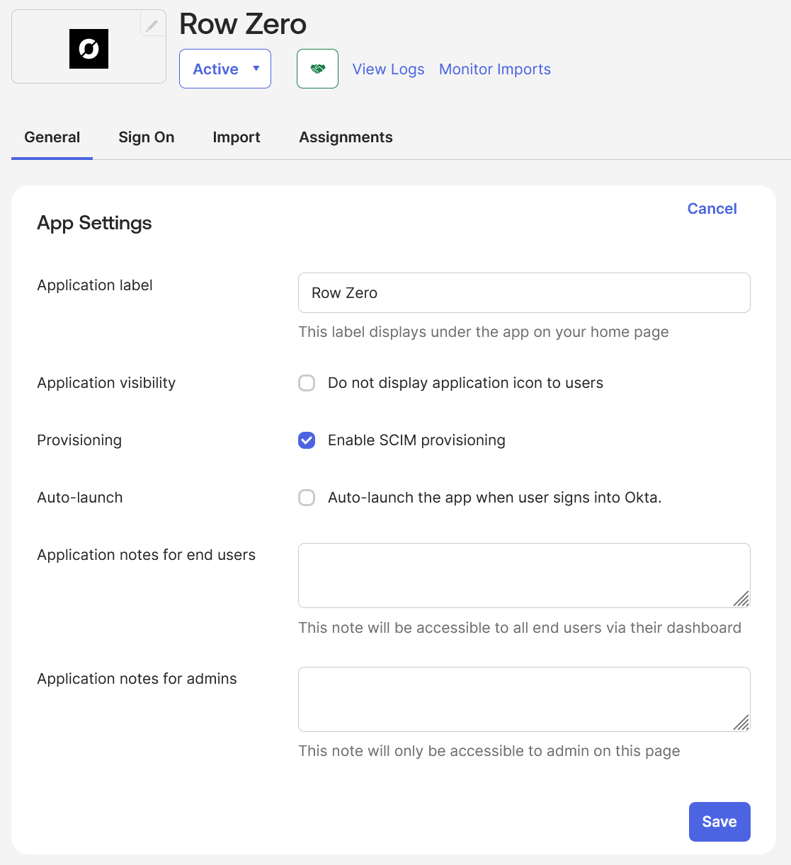scim okta saml settings