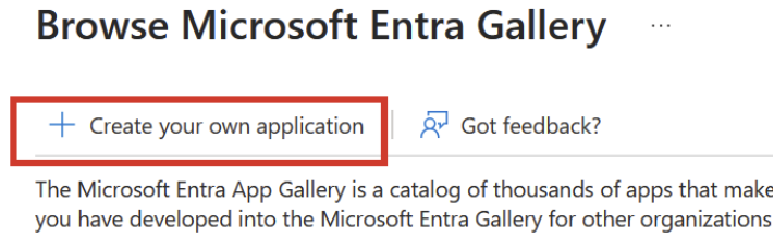 scim entra create application