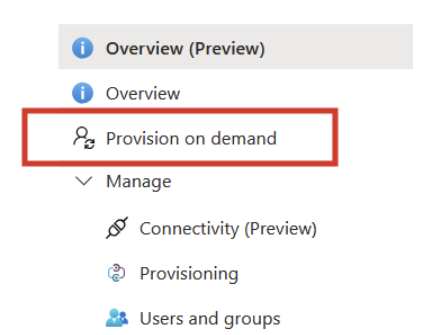 scim entra test connection